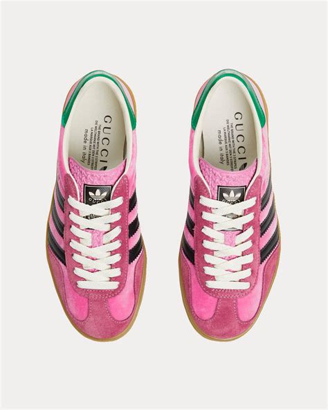 gucci adidas shoes pink|Gucci Adidas shoes for men.